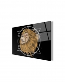 Aslan Cam Tablo 50x70 Cm