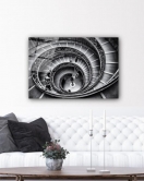 Spiral Merdivenler Cam Tablo