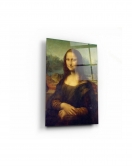 Mona Lisa Cam Tablo 50x70 Cm