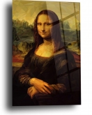 Mona Lisa Cam Tablo Duvar Dekarasyonu