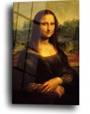 Mona Lisa Cam Tablo Duvar Dekarasyonu