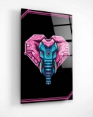 Digi-art Neon Elephant Cam Tablo 50x70