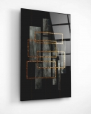 Digi-art Gold & Black Cam Tablo 70x110