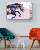 Digi-art Colorful Horse Cam Tablo 70x110