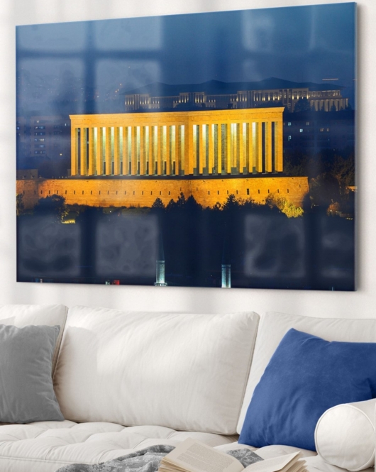 Anıtkabir | Atatürk Temalı Cam Tablo | 50x70 Cm