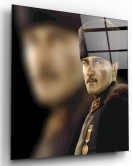 Mustafa Kemal Paşa Asil Sanatsal Cam Tablo