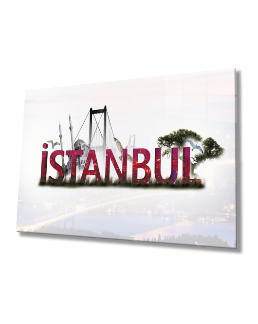 İstanbul Yazılı Cam Tablo