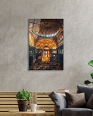 Ayasofya Camii Motif Dini İslami Cam Tablo