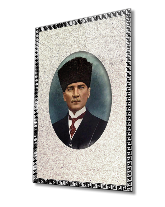 Çerçeveli Atatürk Cam Tablo