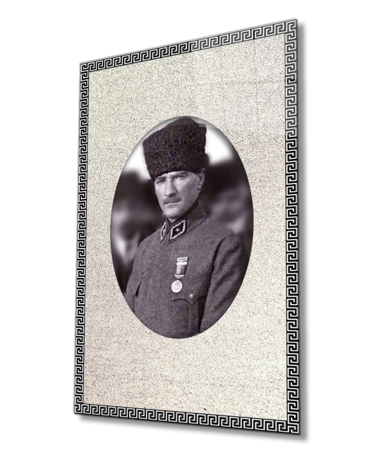 Çerçeveli Atatürk Cam Tablo