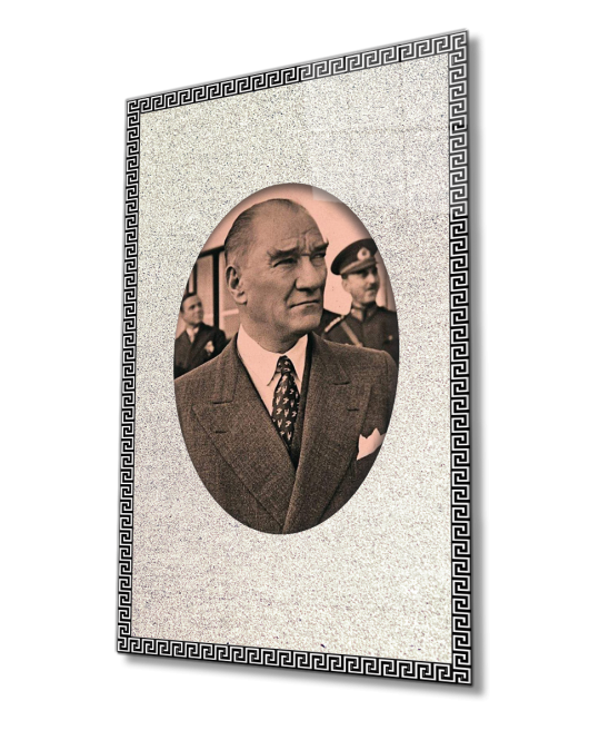 Çerçeveli Atatürk Cam Tablo