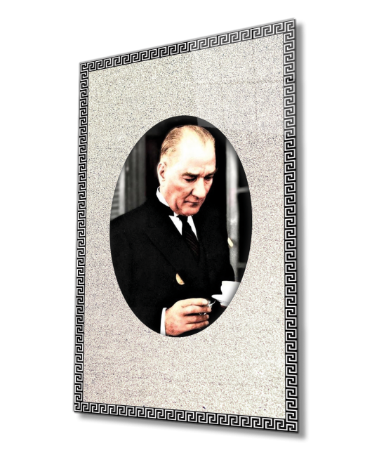 Çerçeveli Atatürk Cam Tablo