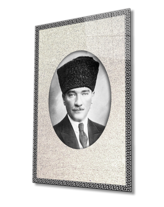 Çerçeveli Atatürk Cam Tablo