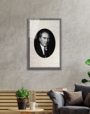 Çerçeveli Atatürk Cam Tablo