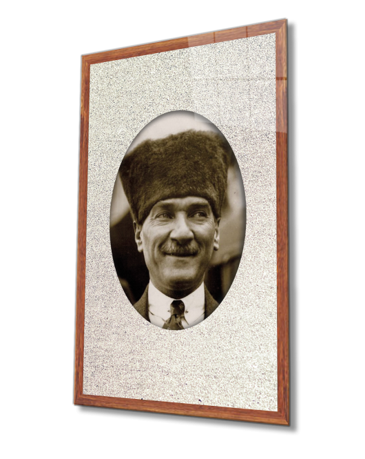 Çerçeveli Atatürk Cam Tablo