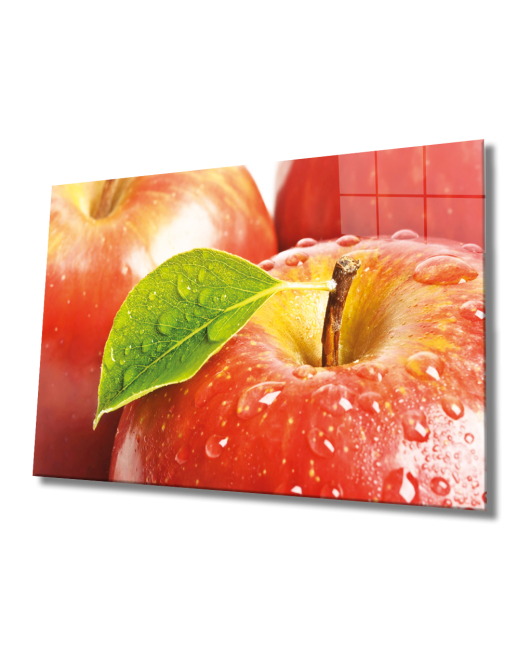 Elma Cam Tablo Apple Wall Hanging