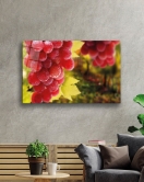 Üzüm Meyve Cam Tablo Grape Art