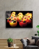 Taze Meyveler Cam Tablo Fresh Fruits Wall Hanging