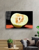 Kavun Cam Tablo Melon Art