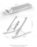 Kaymaz Tabanlı Ayarlanabilir Laptop Standı