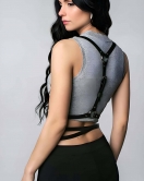 Body Üzeri Sexy Deri Harness - APFT198