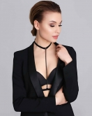 Boyun Bel Arası Zincirli Seksi Choker - APFT48