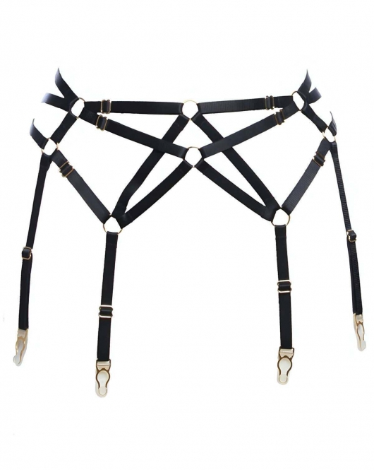 Çapraz Detaylı Şık Harness Jartiyer - APFT146