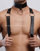 Erkek Choker ve Göğüs Harness, Erkek Parti Giyim - APFTM35