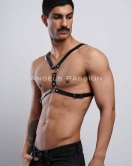 Erkek Deri Göğüs Harness, Erkek Fantazi Giyim, Clubwear, Partywear - APFTM44