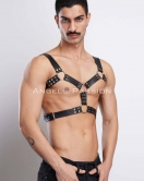 Erkek Deri Göğüs Harness, Erkek Parti Akseuar, Partywear - APFTM78