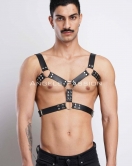 Erkek Deri Göğüs Harness, Erkek Parti Akseuar, Partywear - APFTM78