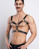 Erkek Deri Göğüs Harness, Erkek Parti Akseuar, Partywear - APFTM78