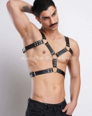 Erkek Deri Göğüs Harness, Erkek Parti Akseuar, Partywear - APFTM78