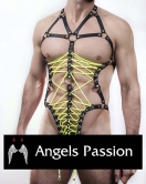 Erkek Fantazi İç Giyim Lastik Harness - APFTM62