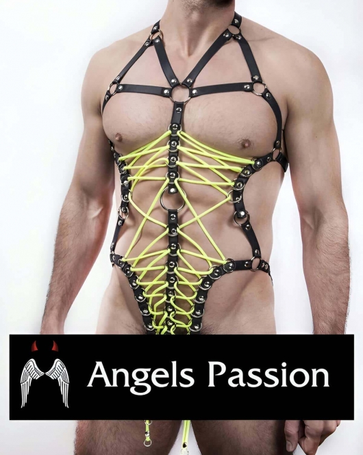 Erkek Fantazi İç Giyim Lastik Harness - APFTM62