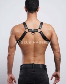 Erkek Göğüs Harness, Erkek Deri Pantolon Askısı, Erkek Clubwear - APFTM23