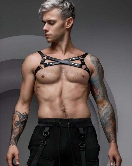 Erkek Göğüs Harness, Erkek Party Wear, Erkek Dance Wear - APFTM213