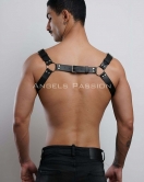 Erkek Göğüs Harness, Fantazi Giyim Deri Harness - APFTM7