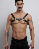 Erkek Göğüs Harness, Fantazi Giyim Deri Harness - APFTM7