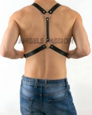 Erkek Göğüs Harness - Sexy Erkek Harness - Erkek Deri Aksesuar - APFTM27