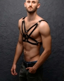 Erkek Göğüs Üzeri Deri Harness - APFTM104