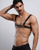 Erkek Gömlek Kemeri, Zincirli Göğüs Harness, Partywear, Clubwear - APFTM109