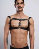 Erkek Parti Aksesuar, Clubwear, Deri Göğüs Harness, Erkek Fantezi Giyim - APFTM116