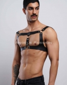 Erkek Parti Aksesuar, Clubwear, Deri Göğüs Harness, Erkek Fantezi Giyim - APFTM116