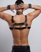 Gay Fantazi Giyim, Erkek Partywear, Tecnowear, Erkek Göğüs Harness- APFTM55