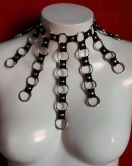 Işık Dalgası Choker - Lastik Işık Yansıma Choker - APFT575