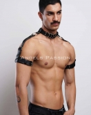 Kol - Boyun - ve Omuz Detaylı Şık Erkek Harness, Erkek Partywear - APFTM90