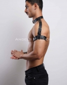 Kol - Boyun - ve Omuz Detaylı Şık Erkek Harness, Erkek Partywear - APFTM90