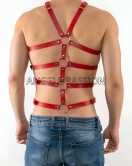 Seksi Erkek Body Harness, Deri Erkek Body Harness - APFTM54