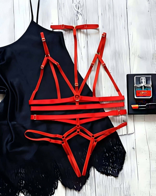 String - Sütyen Lastik Harness Takım - APFT144